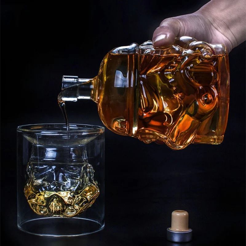 1 Pcs Storm Trooper White Soldier Decanter