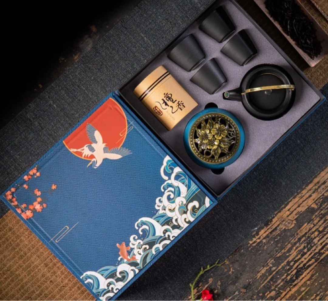 Chinese Kung Fu Tea Set - Traditional Chinese Tea Set- Gift Box Tea Set