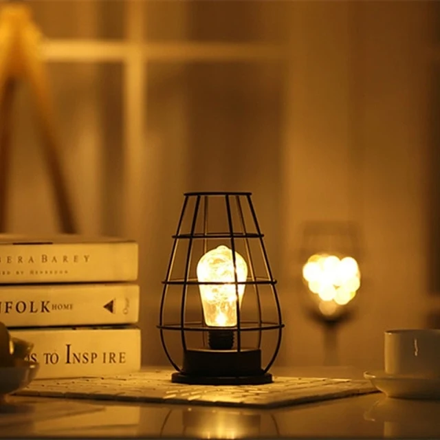 Wine Glass Bottle LED Table Lamp