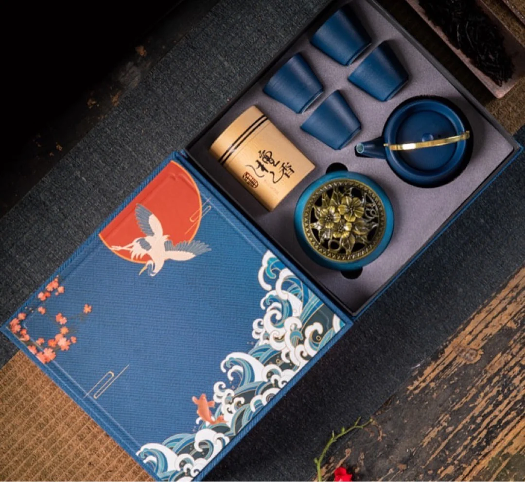 Chinese Kung Fu Tea Set - Traditional Chinese Tea Set- Gift Box Tea Set