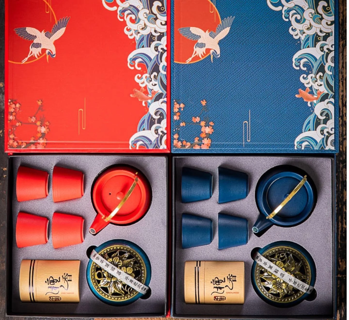 Chinese Kung Fu Tea Set - Traditional Chinese Tea Set- Gift Box Tea Set