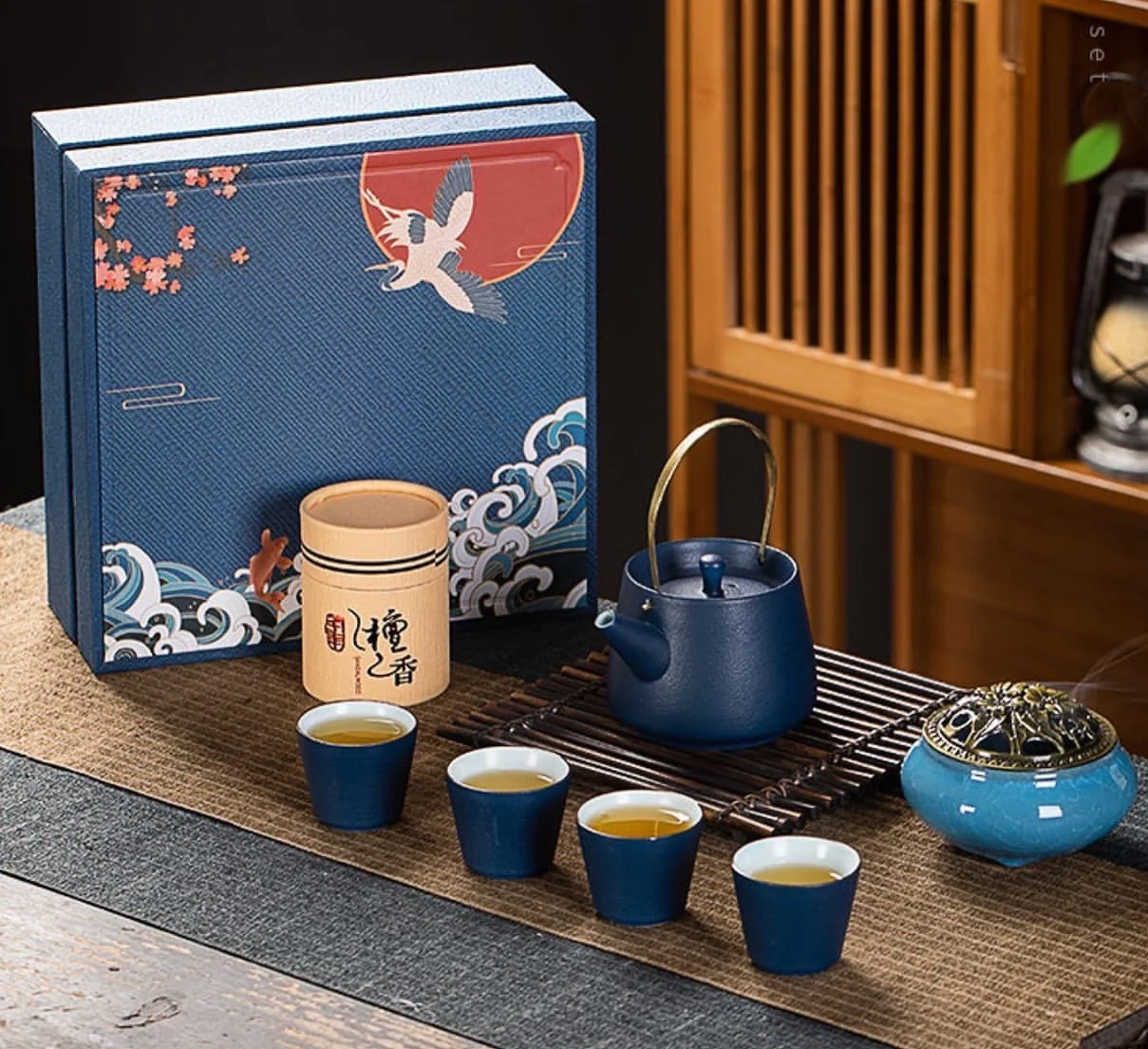 Chinese Kung Fu Tea Set - Traditional Chinese Tea Set- Gift Box Tea Set
