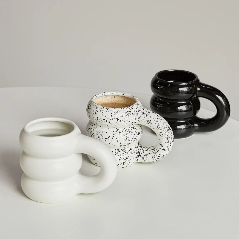 Nordic Coffee Cups with Big Handrip