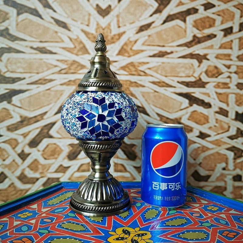 Handmade Turkish Stained Glass Table Lamp