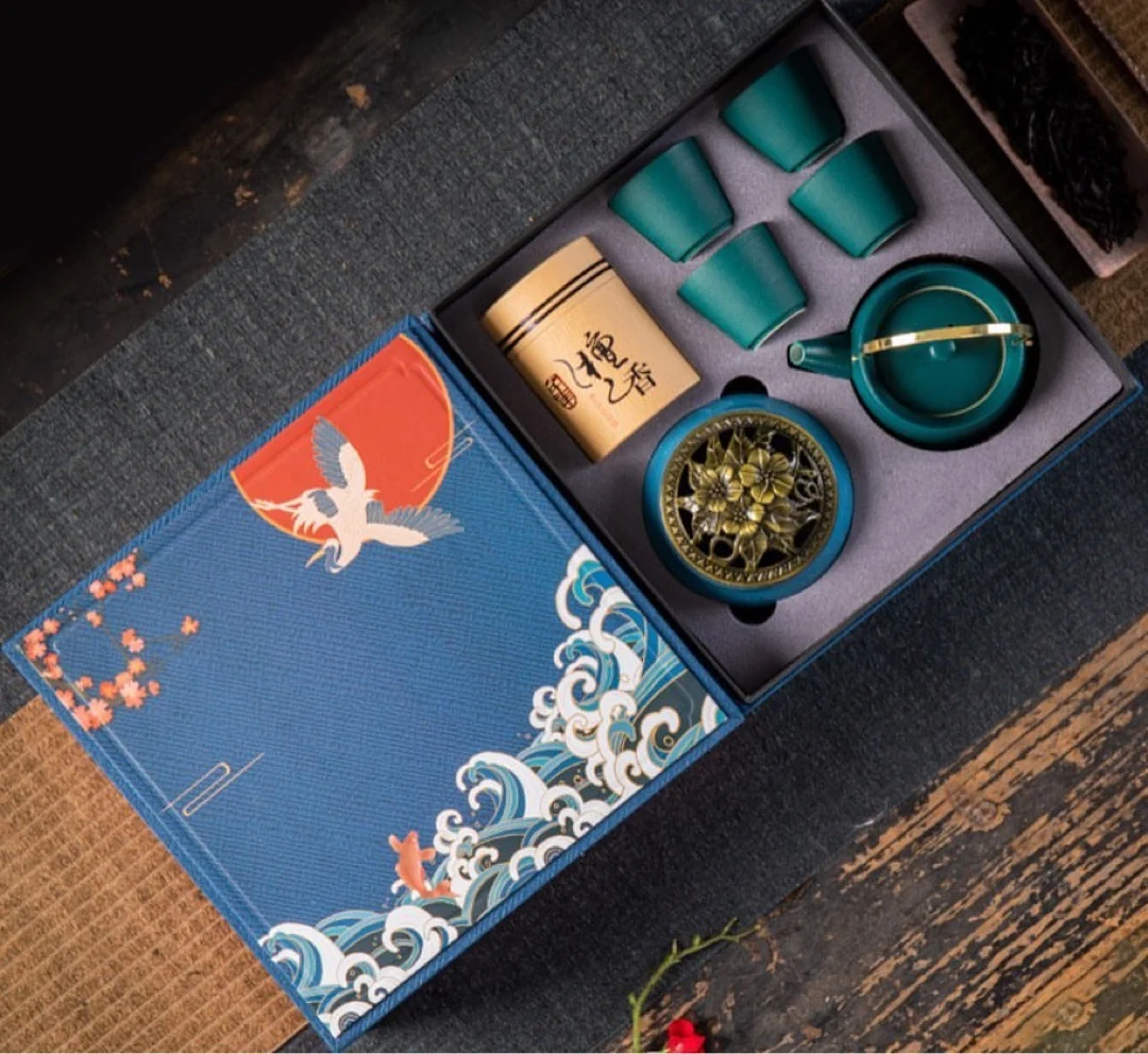Chinese Kung Fu Tea Set - Traditional Chinese Tea Set- Gift Box Tea Set