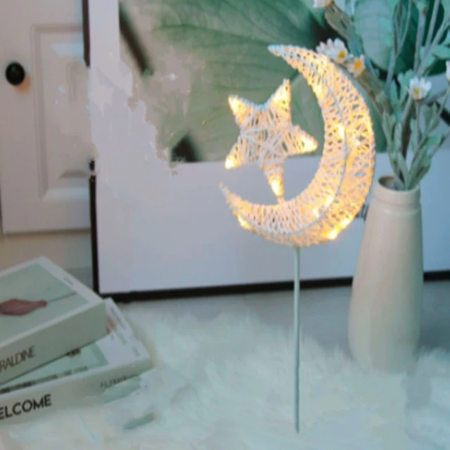 Handmade Heart Star Shape LED Table Lamp