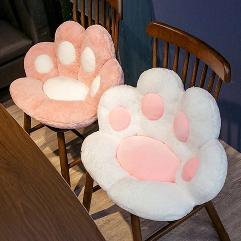 Cute Bear Paw Back Pillows and Cushion Seat