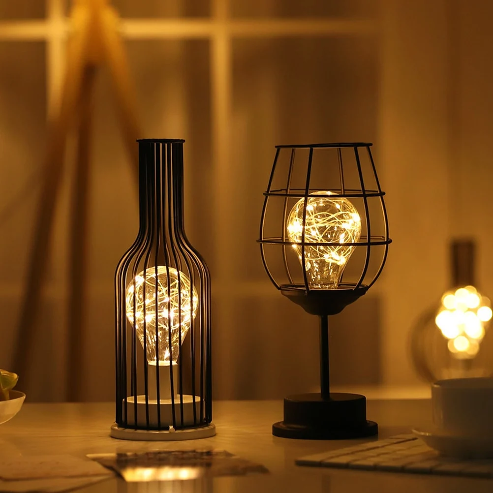 Wine Glass Bottle LED Table Lamp