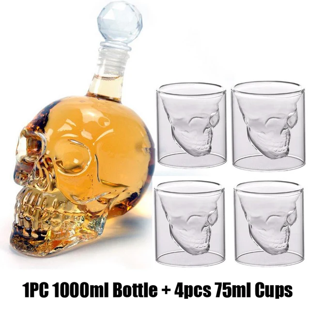 Skull Shot Glass Cup Set